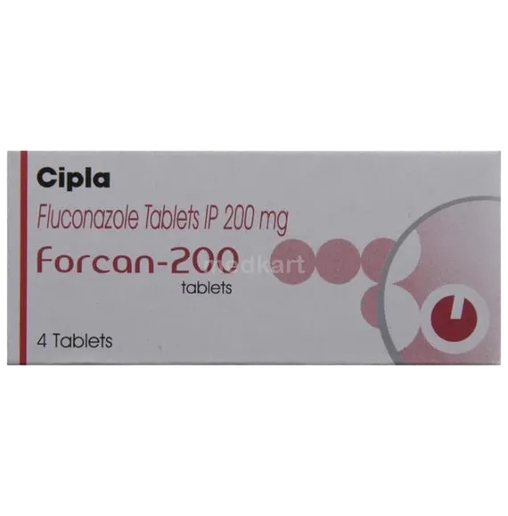 forcan 200mg tablet 4's